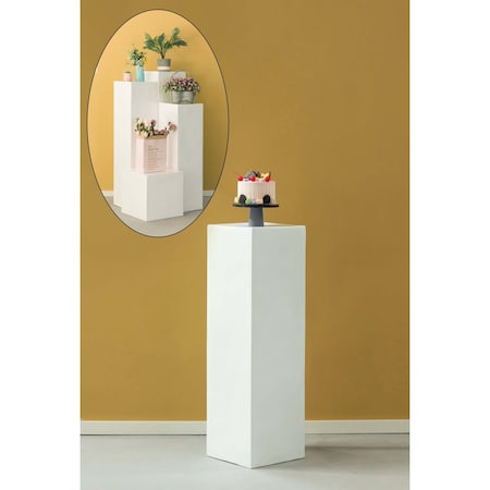 Uniquewise Display Cube Decorative Pillar Column Flower Stand Wedding Pedestal - 12 W x 39.4 H QI003858-40